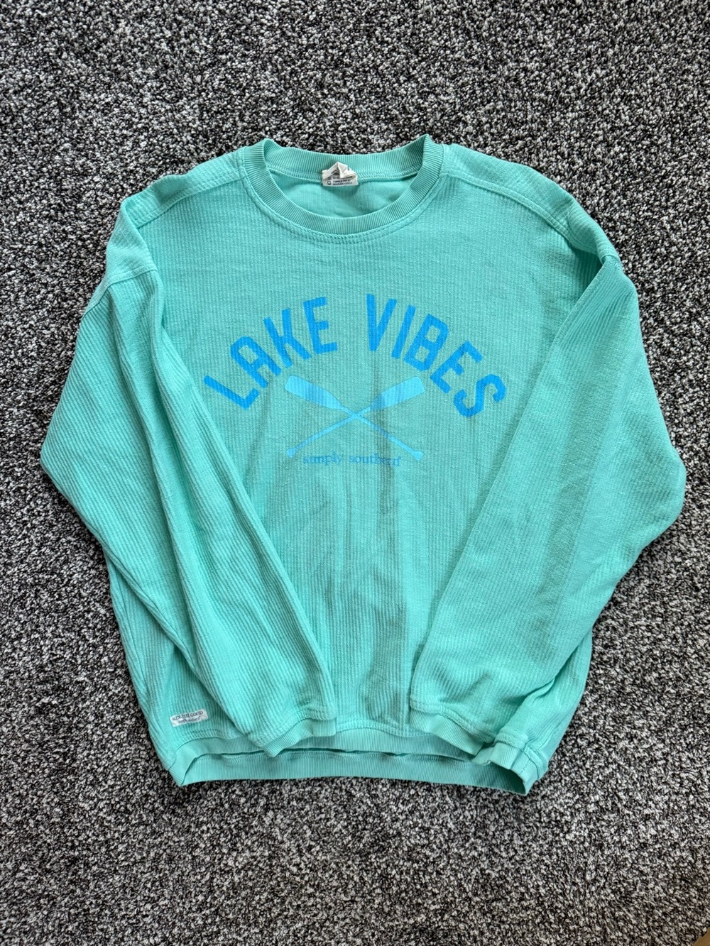 Simply Southern Teal 'Lake Vibes' Crewneck